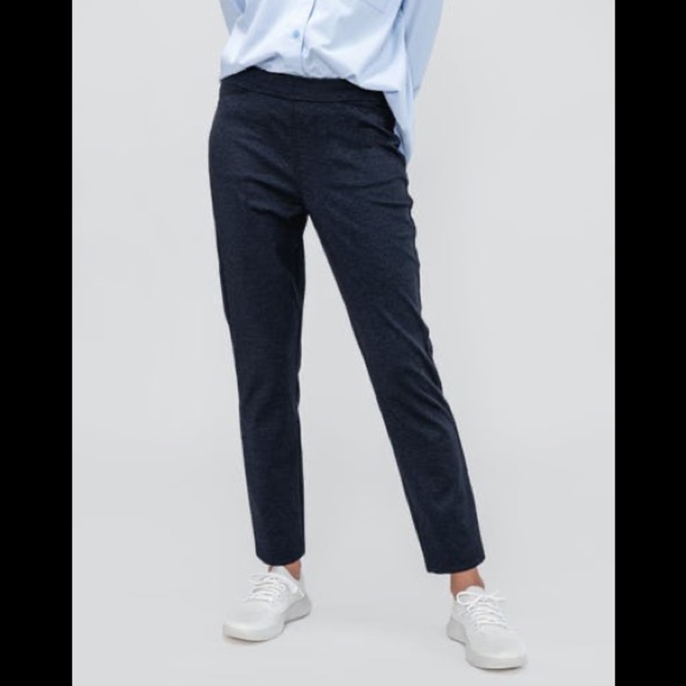 Ministry of Supply Women's Fusion Straight Leg Pant Navy Sz S (new without tags)